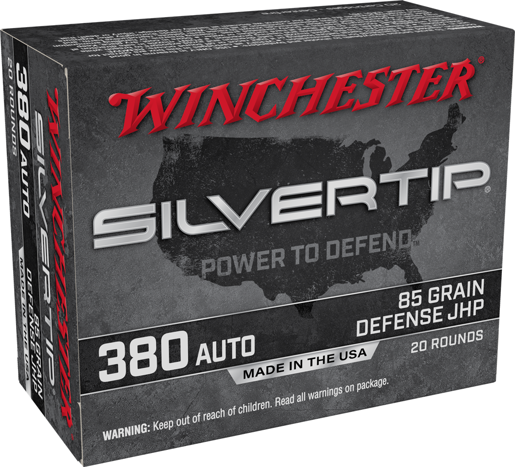 Winchester Ammo Silvertip, Win W380st    380      85 Sthp               20/10
