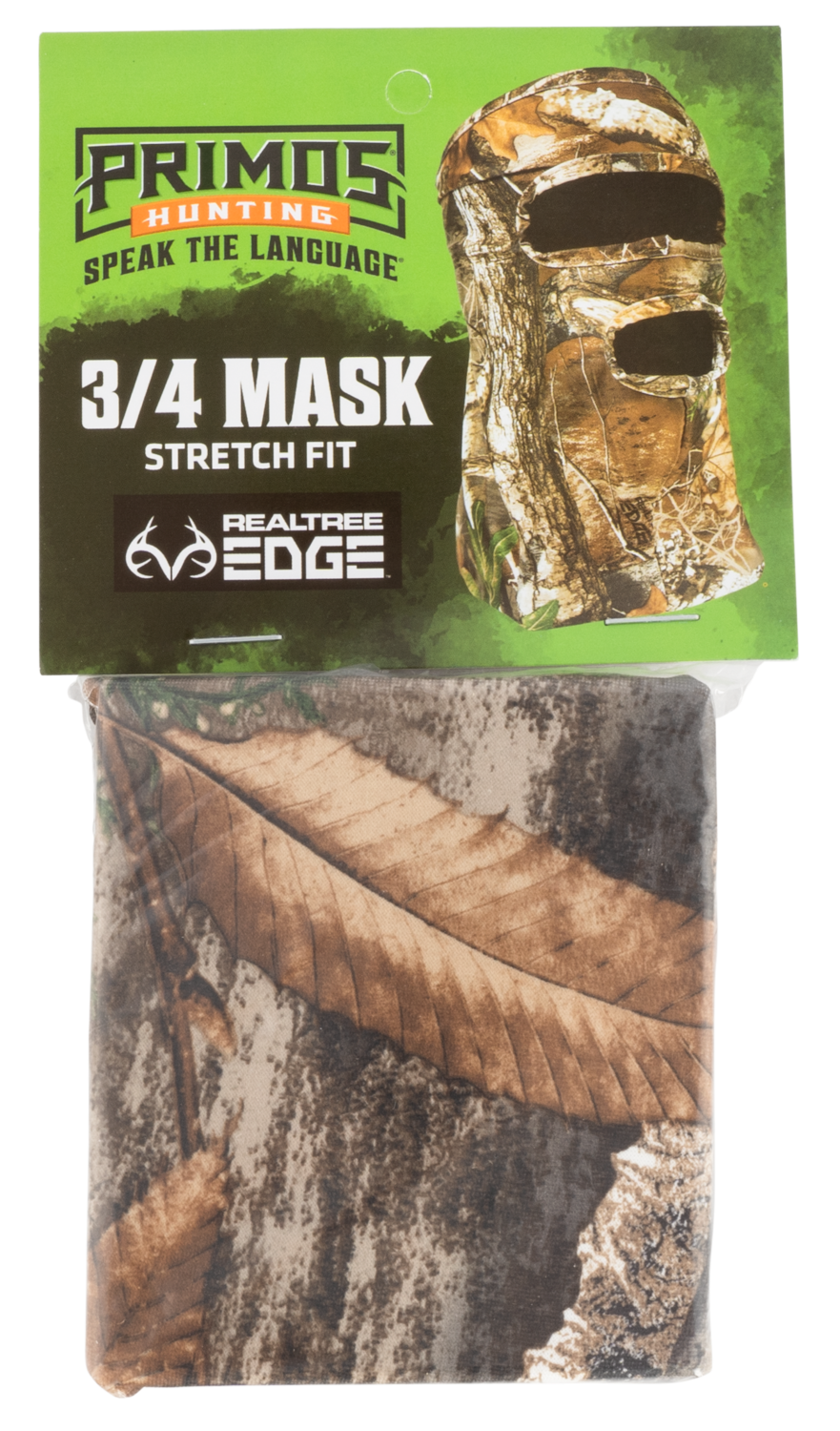 Primos Stretch Fit, Prim Ps6668   Stretch 3/4 Face Mask Rt Edge