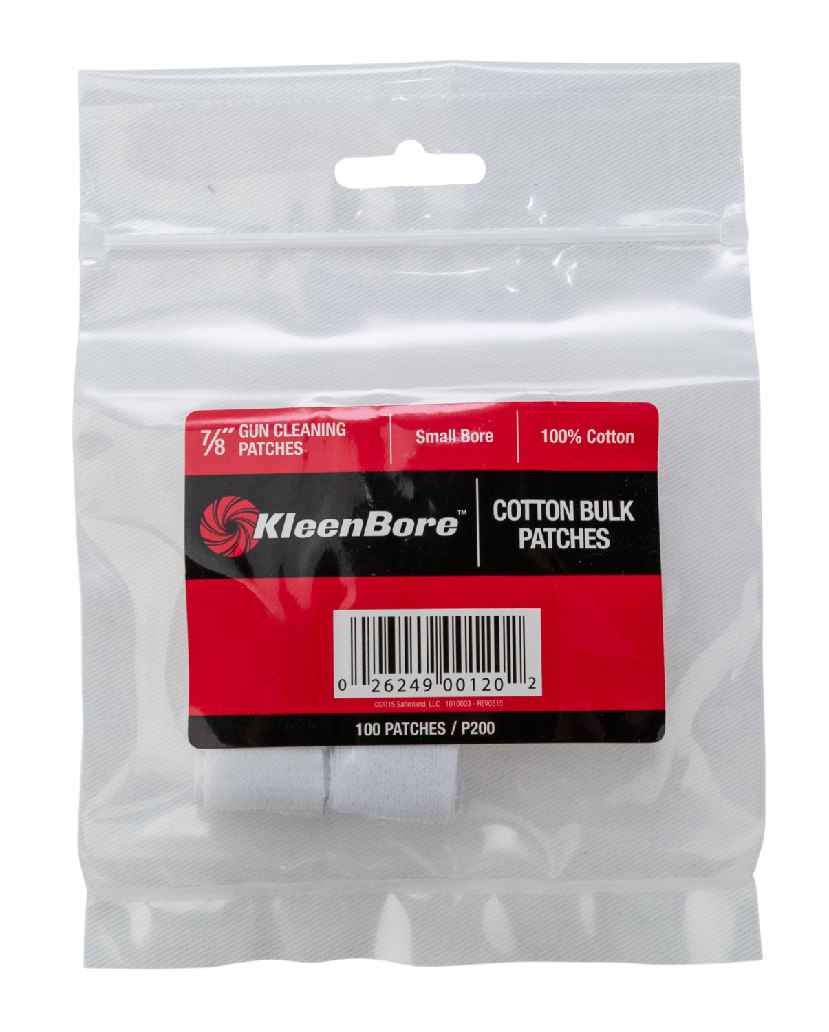 Kleen-bore Super Shooter, Kln P200        7/8 Square Small Bore 100pk