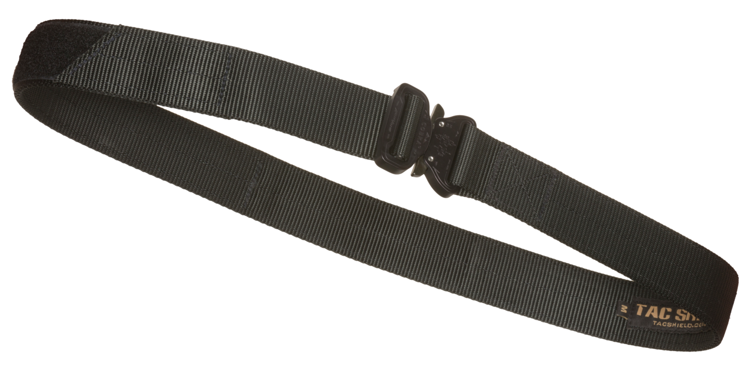 Tacshield (military Prod) Tactical, Tacshield T30lgbk   Belt 1.5  Cobra Buckle  Blk Lg
