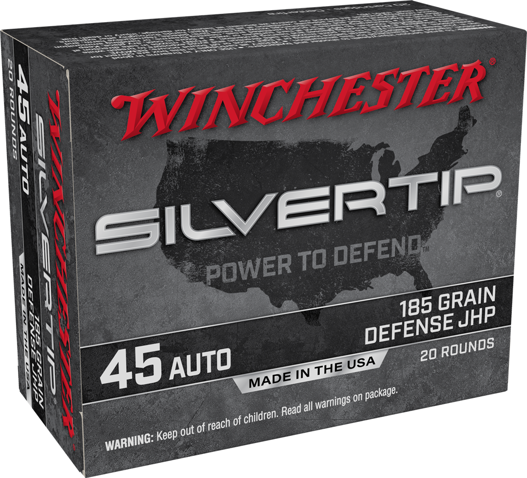 Winchester Ammo Silvertip, Win W45ast    45       185 Sthp              20/10