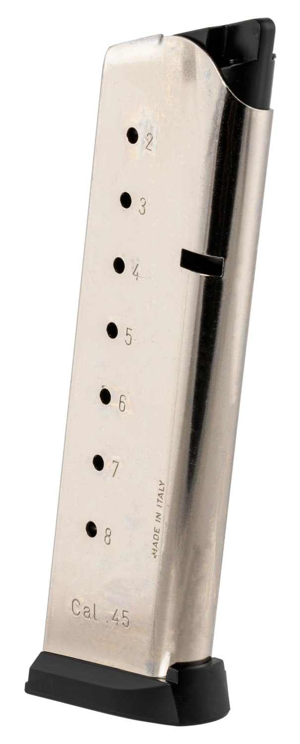 Mec-gar Standard, Mg Cg4508npf     Mag 1911 45acp 8rd Nickel