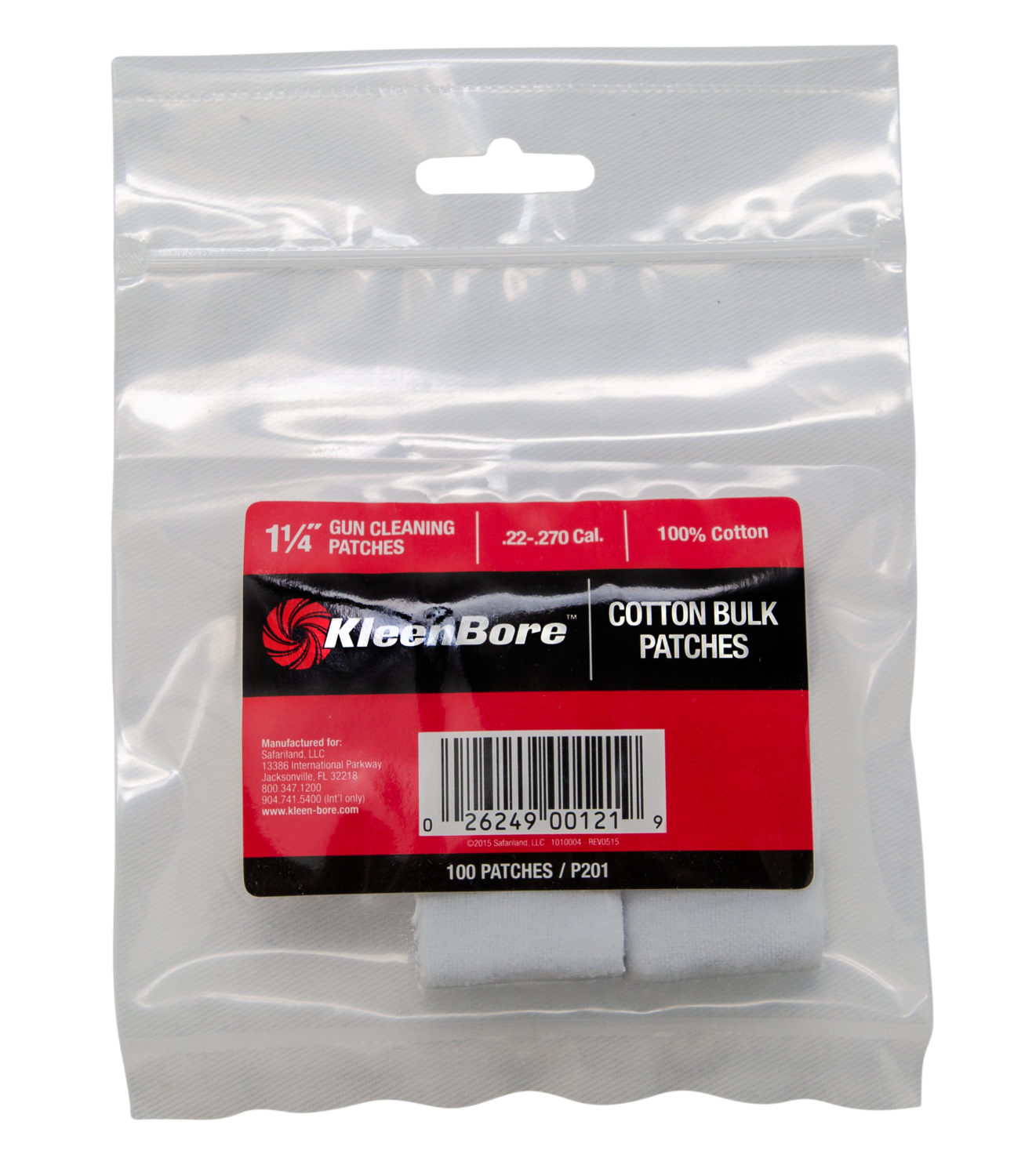 Kleen-bore Super Shooter, Kln P201        1 1/4" .22-.270 Caliber (100pk)