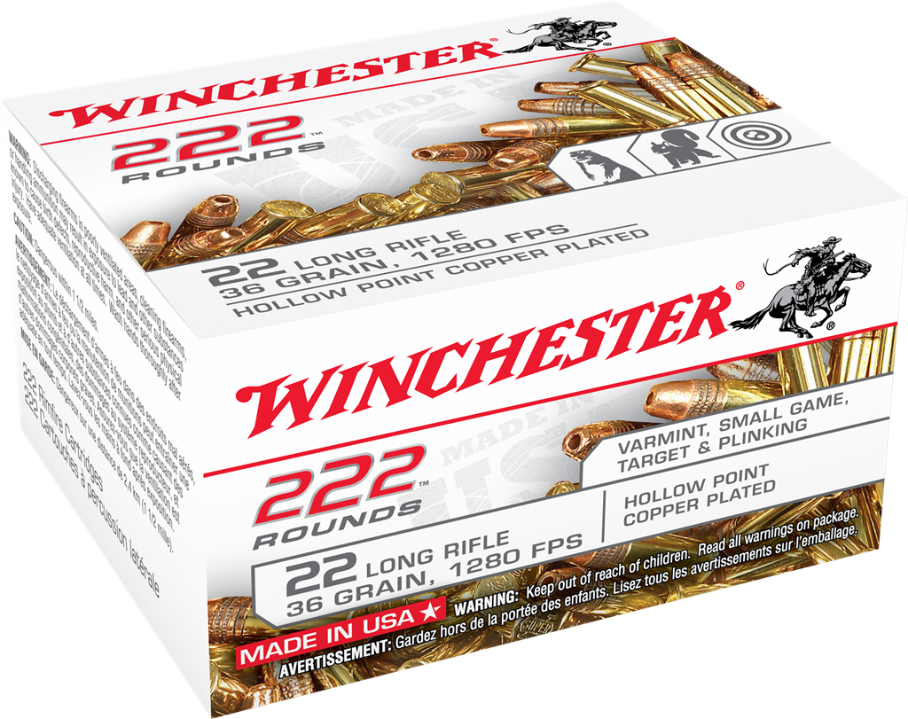 Winchester Ammo Usa, Win 22lr222hp   22lr 36 Cphp                222/10