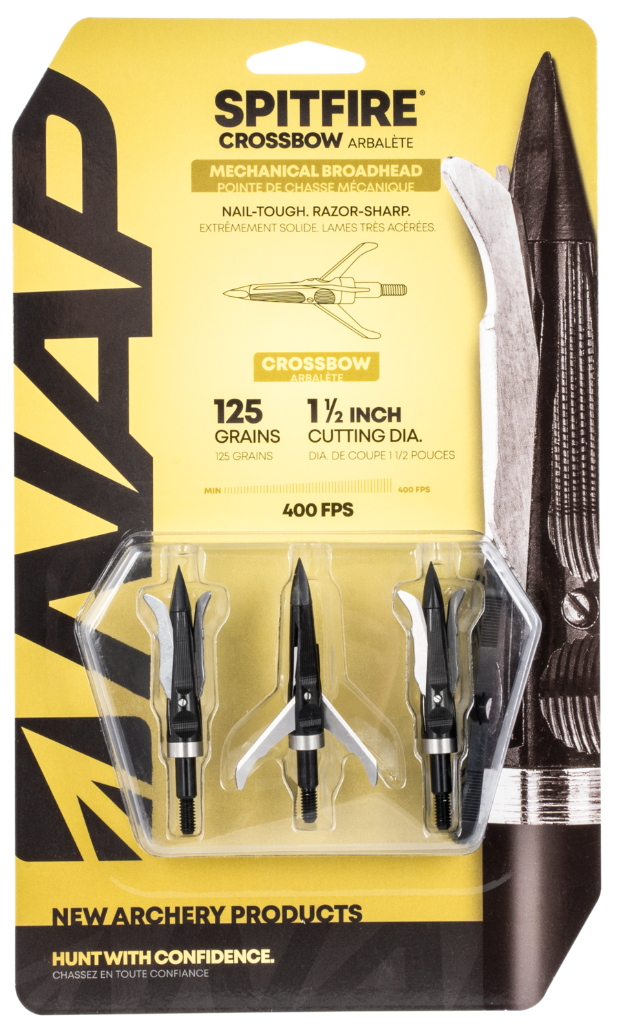 Nap Spitfire, Nap 60-697        Spitfire 125 Crossbow 3pk