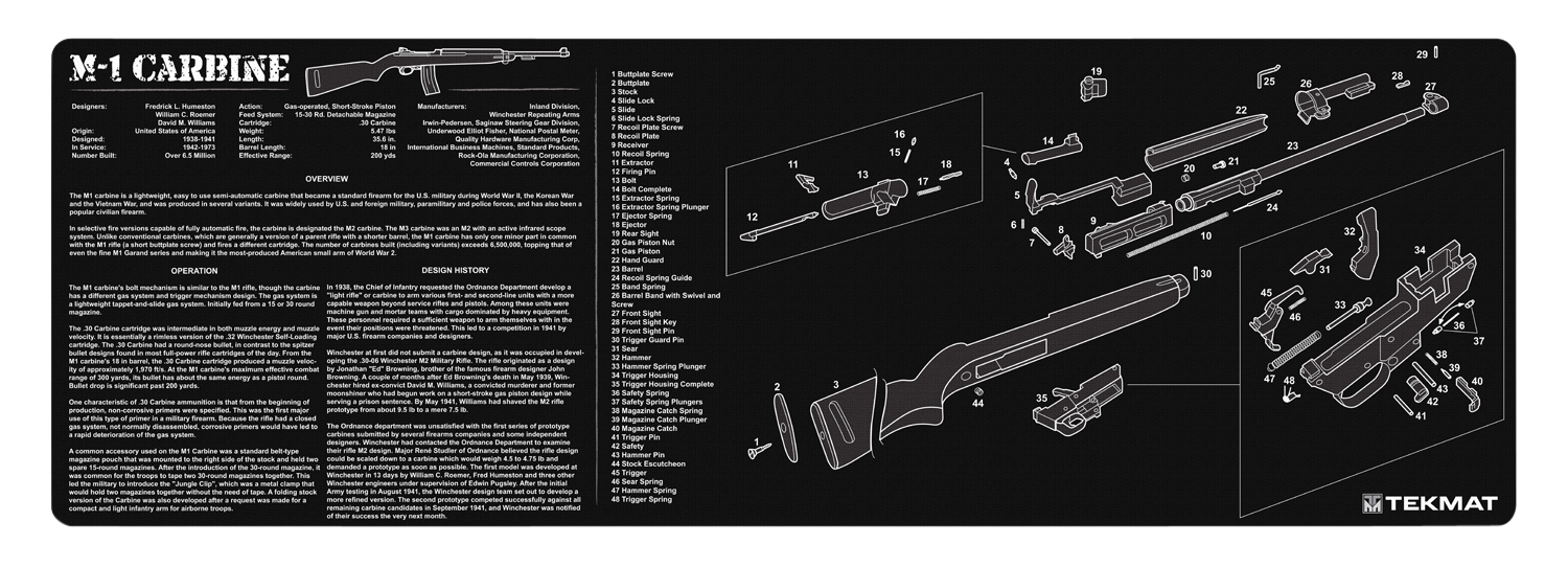 Beck Tek, Llc (tekmat) M1 Carbine, Tekmat Tekr36m1carb        M1 Carbine