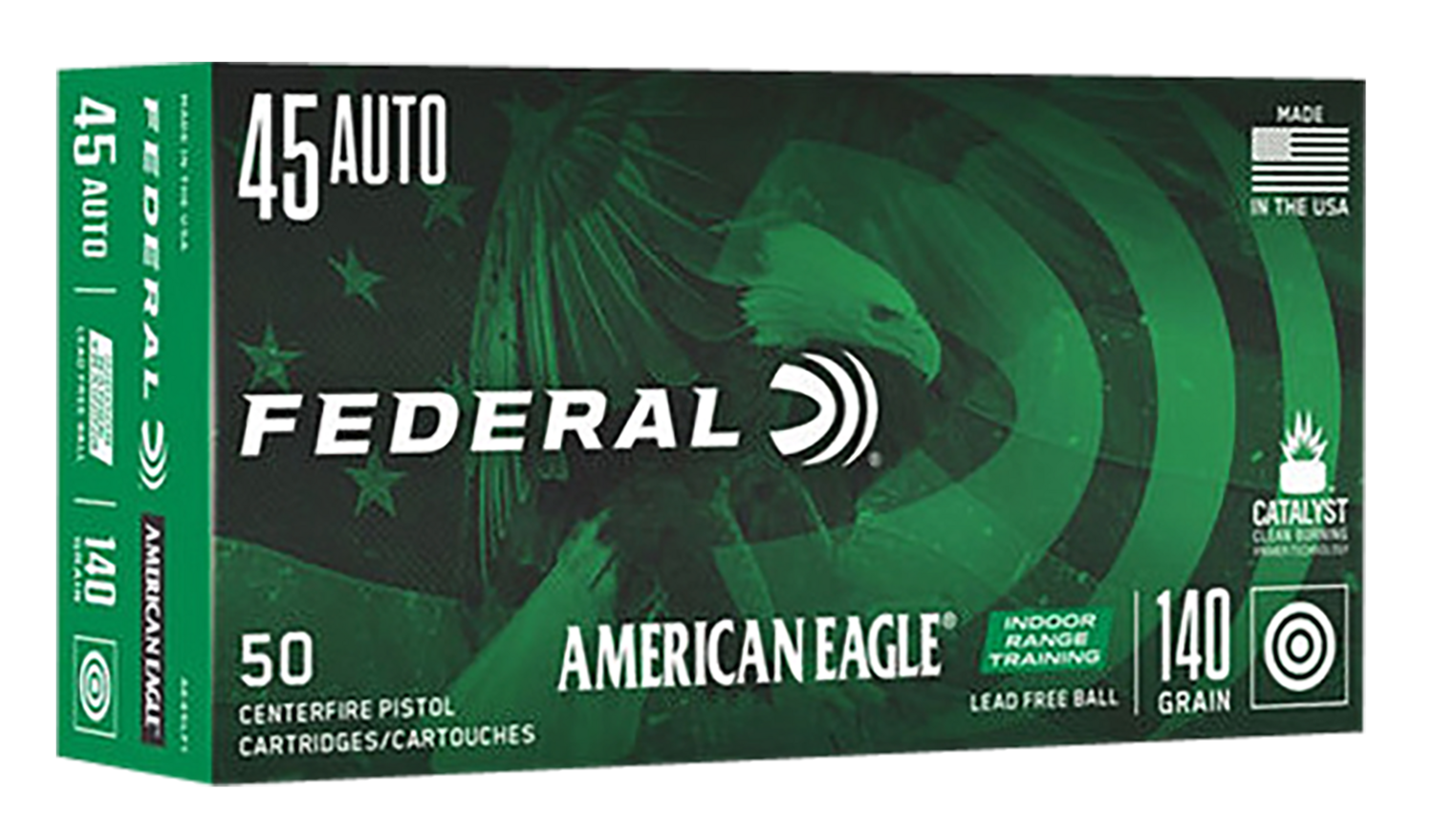 Federal American Eagle Irt, Fed Ae45lf1      45        140 Ldfr Rng      50/10