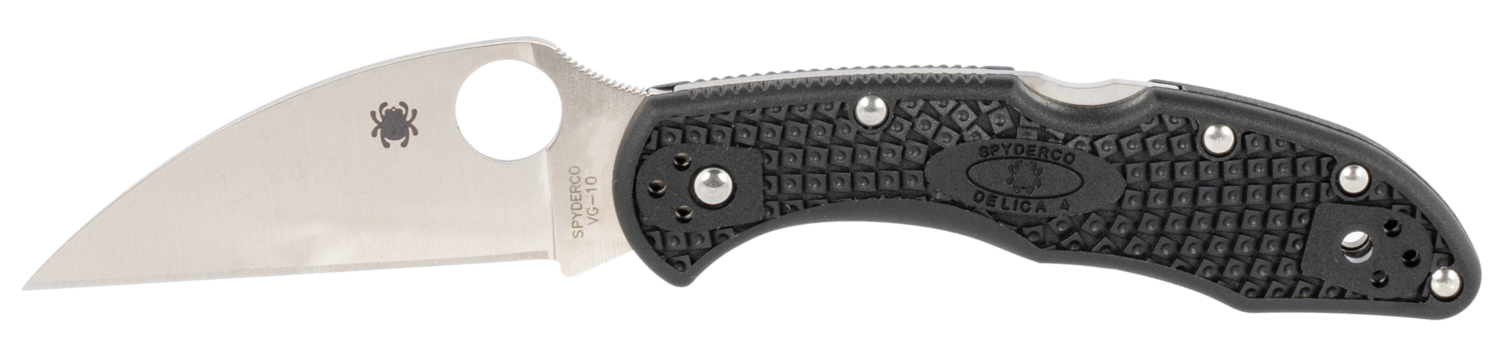Spyderco Delica 4, Spy C11fpwcbk   Delica 4 Wharnclf Pln   2.87   Blk