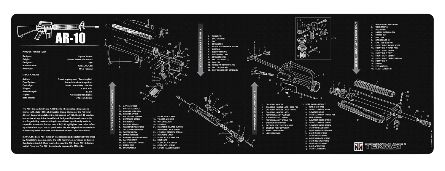 Beck Tek, Llc (tekmat) Ar-10, Tekmat Tekr36ar10          Ar10