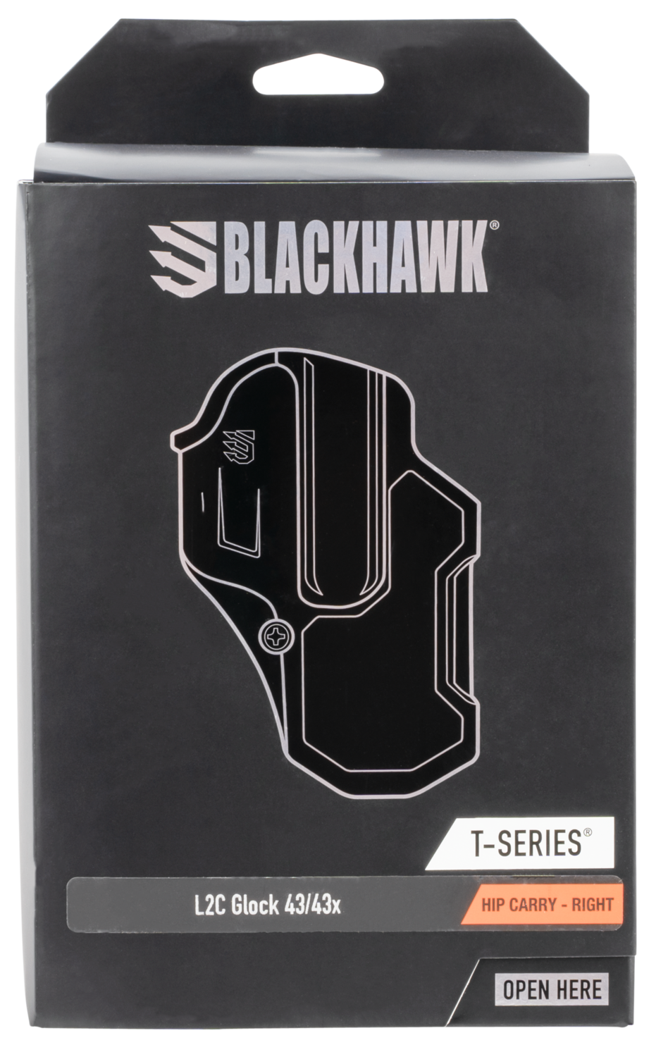 Blackhawk T-series, Bhwk 410768bkr  T-series L2c Glock43x/kahr-m9  Rh