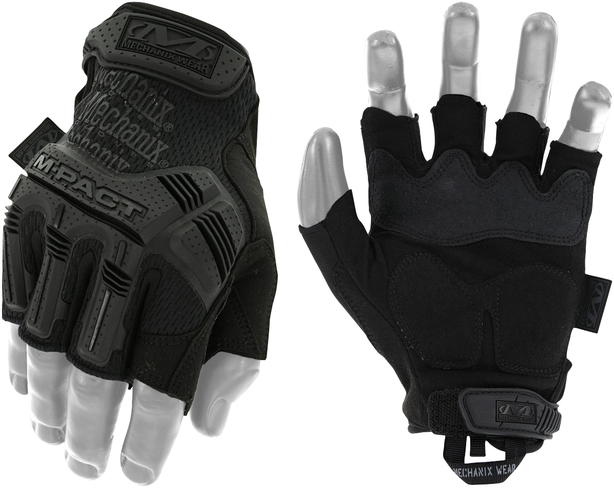 Mechanix Wear M-pact, Mechanix Mfl-55-010 M-pact Fingerless Covert    Lg