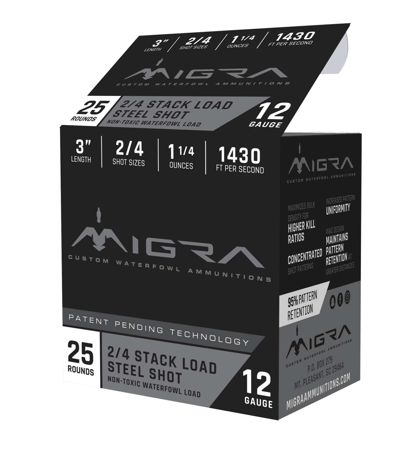Migra Ammunition Combinational, Migra M12s24    Staxd           12 3in  2-4 25/10