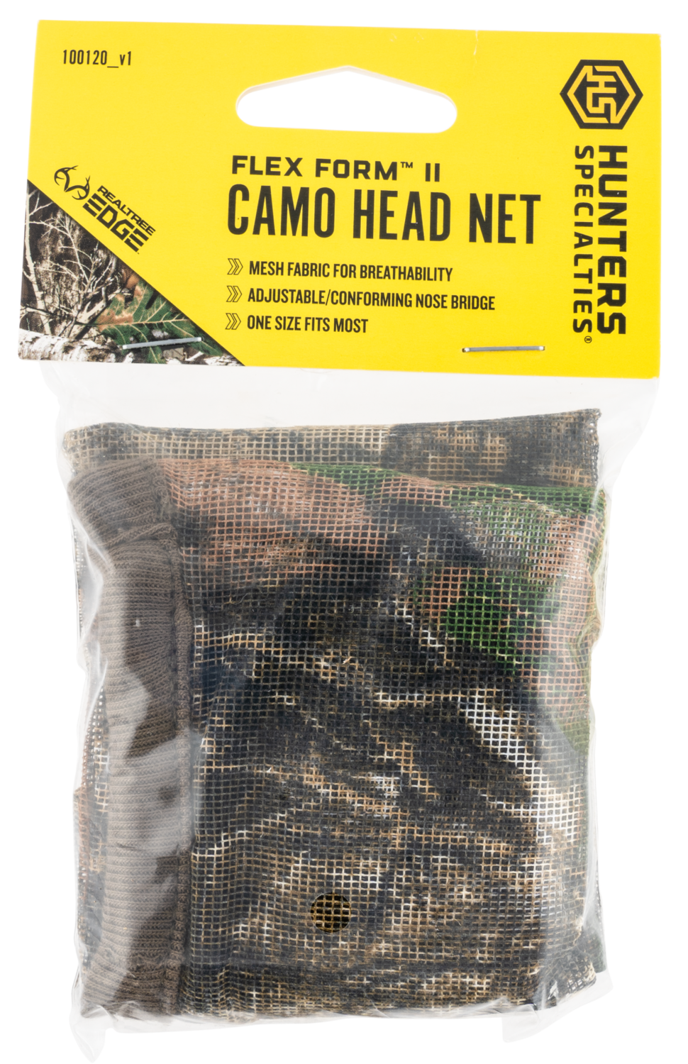 Hunters Specialties Flex Form Ii, Hs 100120            Headnet Realtree Edge