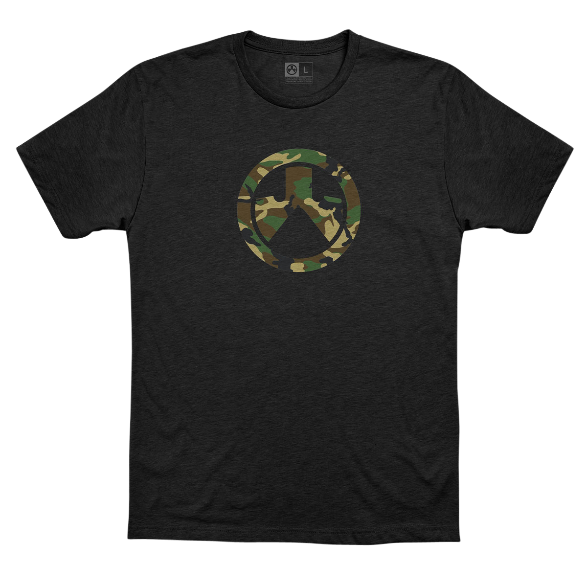 Magpul Industries Corp Icon Logo Cvc, Magpul Mag1225-001-s   Wdland Camo Icon Shirt Blk