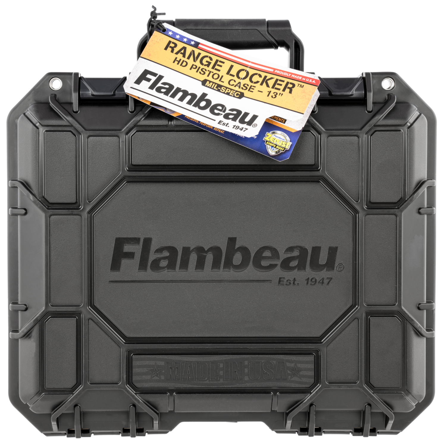 Flambeau Range Locker, Flam 1312sn  13 Range Locker Hd Pistol Case