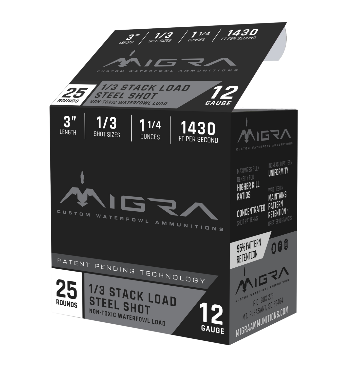 Migra Ammunition Combinational, Migra M12s13    Staxd           12 3in  1-3 25/10
