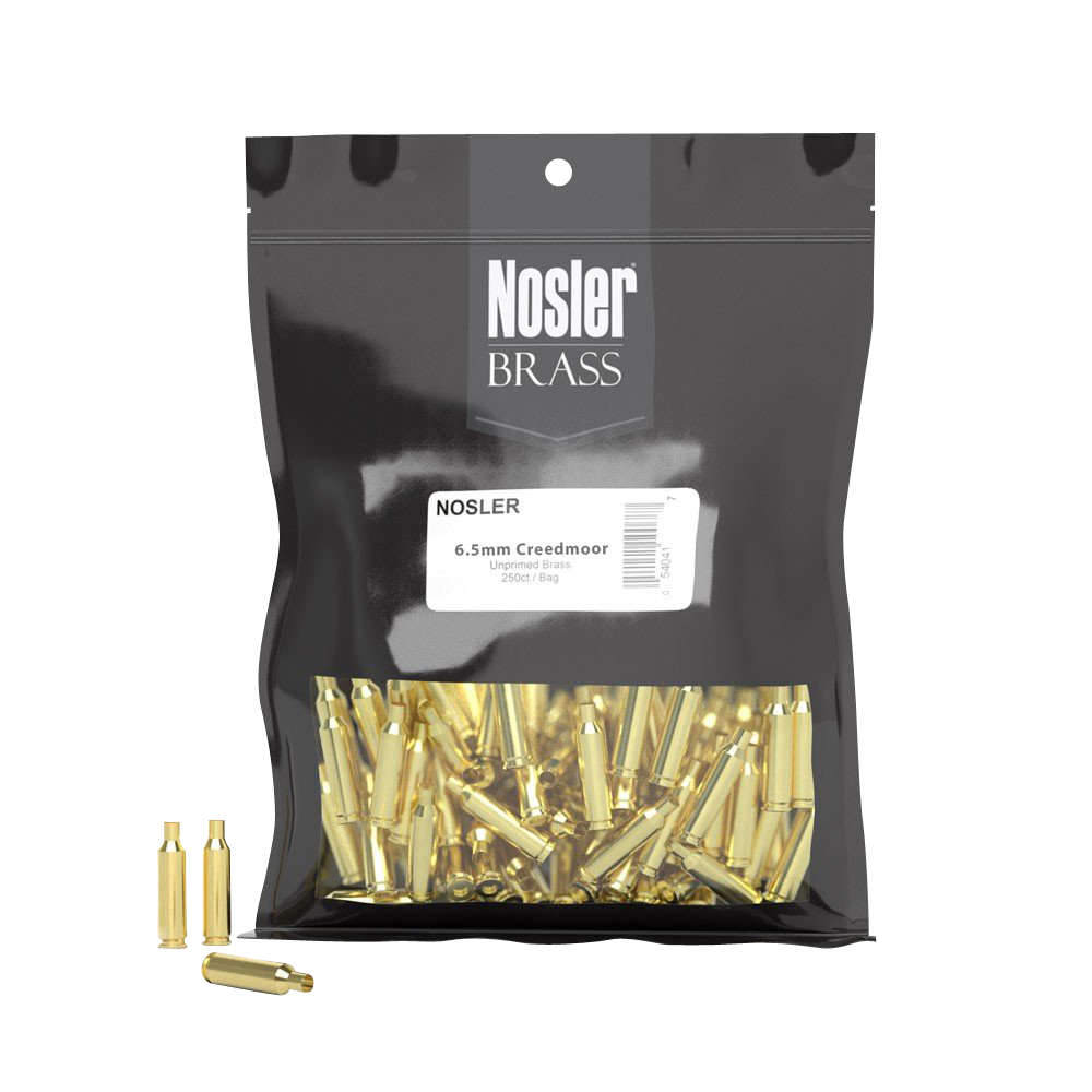 Nosler Unprimed Cases, Nos 10211 Custom Brass 6.5 Creedmor 100