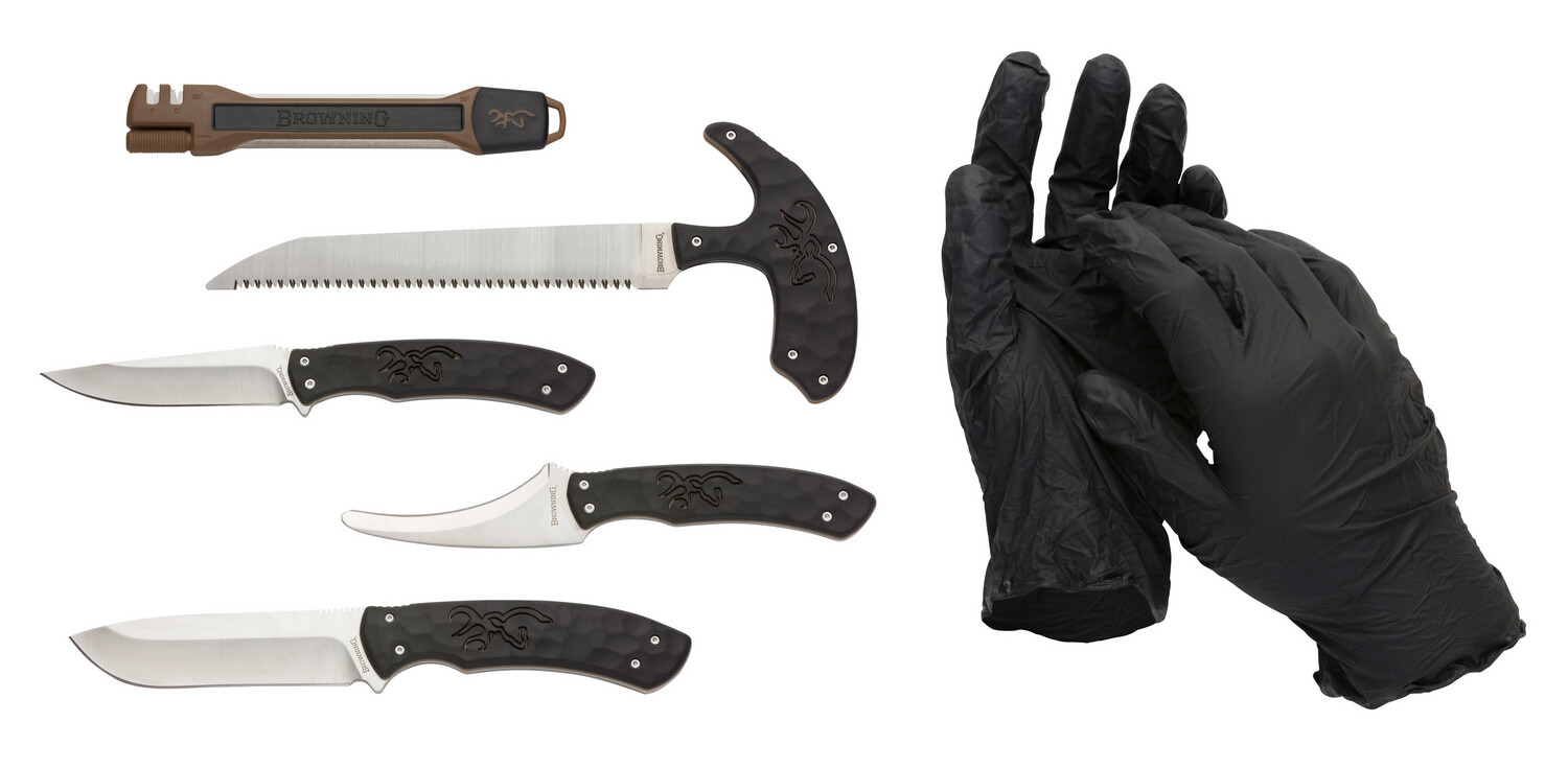 Browning Primal 6-piece Combo, Brn 3220422b   Primal Combo  Knife 6 Pc