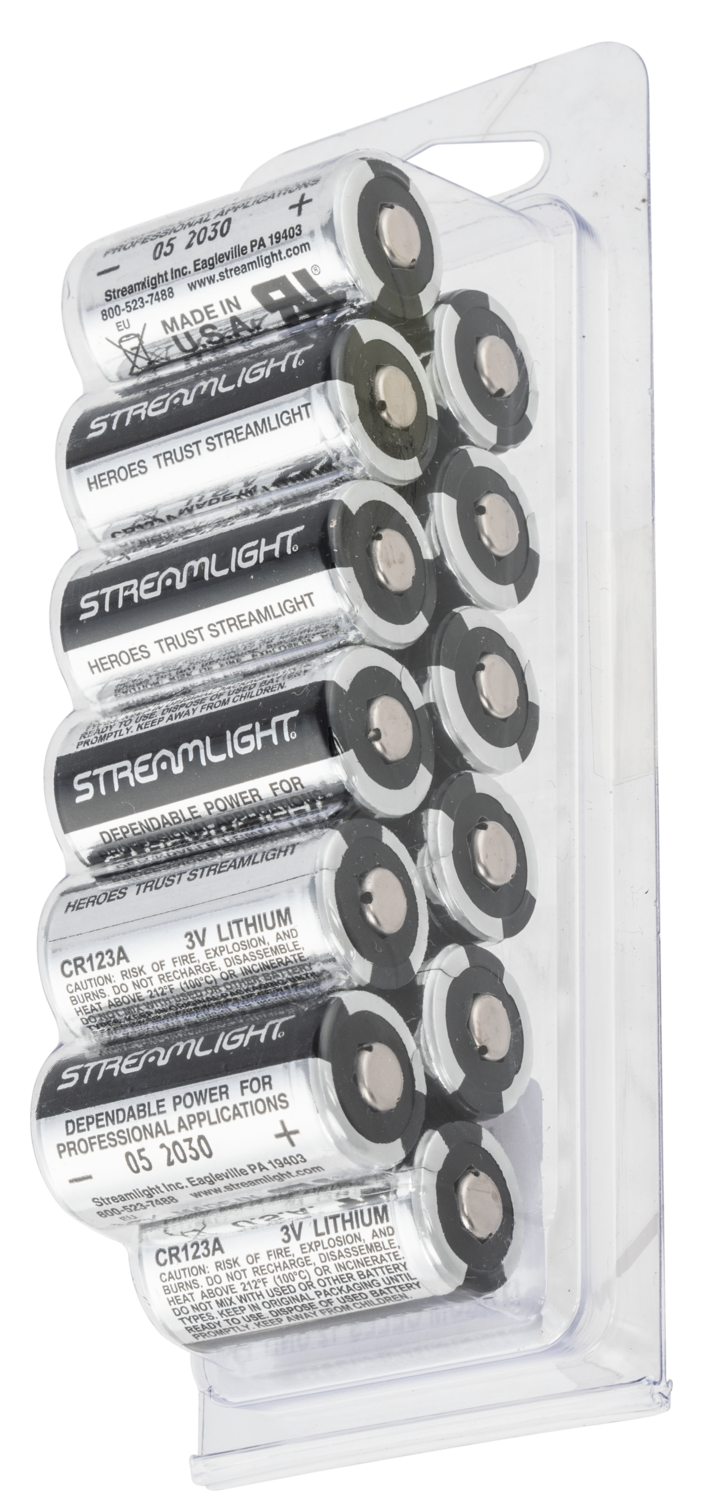 Streamlight Cr123a, Stl 85177  Lithium Batteries 12 Pk
