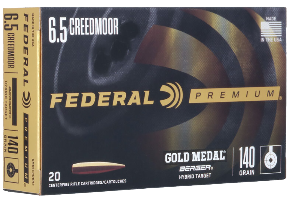 Federal Premium, Fed Gm65crdbh2     6.5crd  140 Berger Hy     20/10