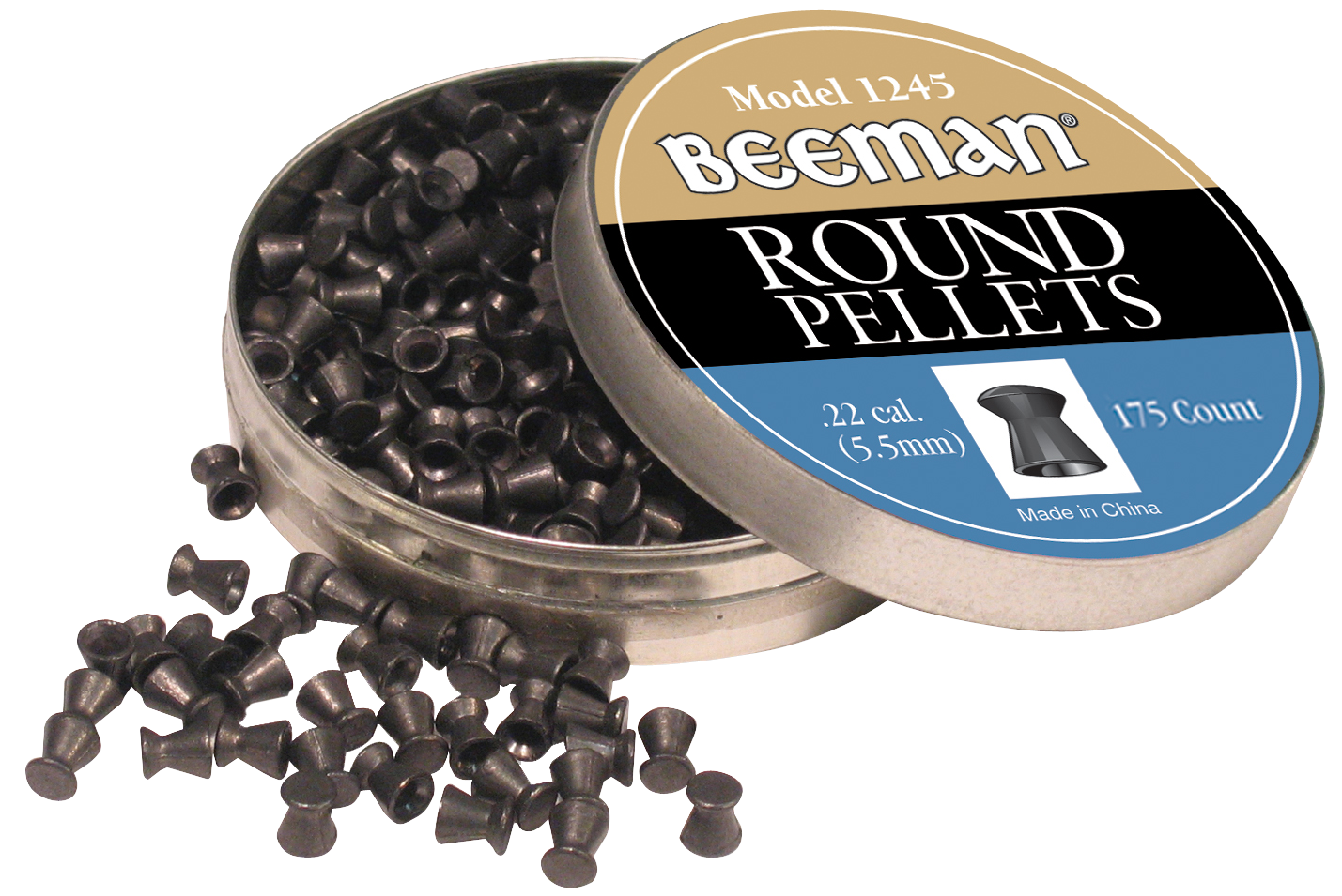 Beeman Model 1245, Bee 1245    .22  Round Pellets               175ct