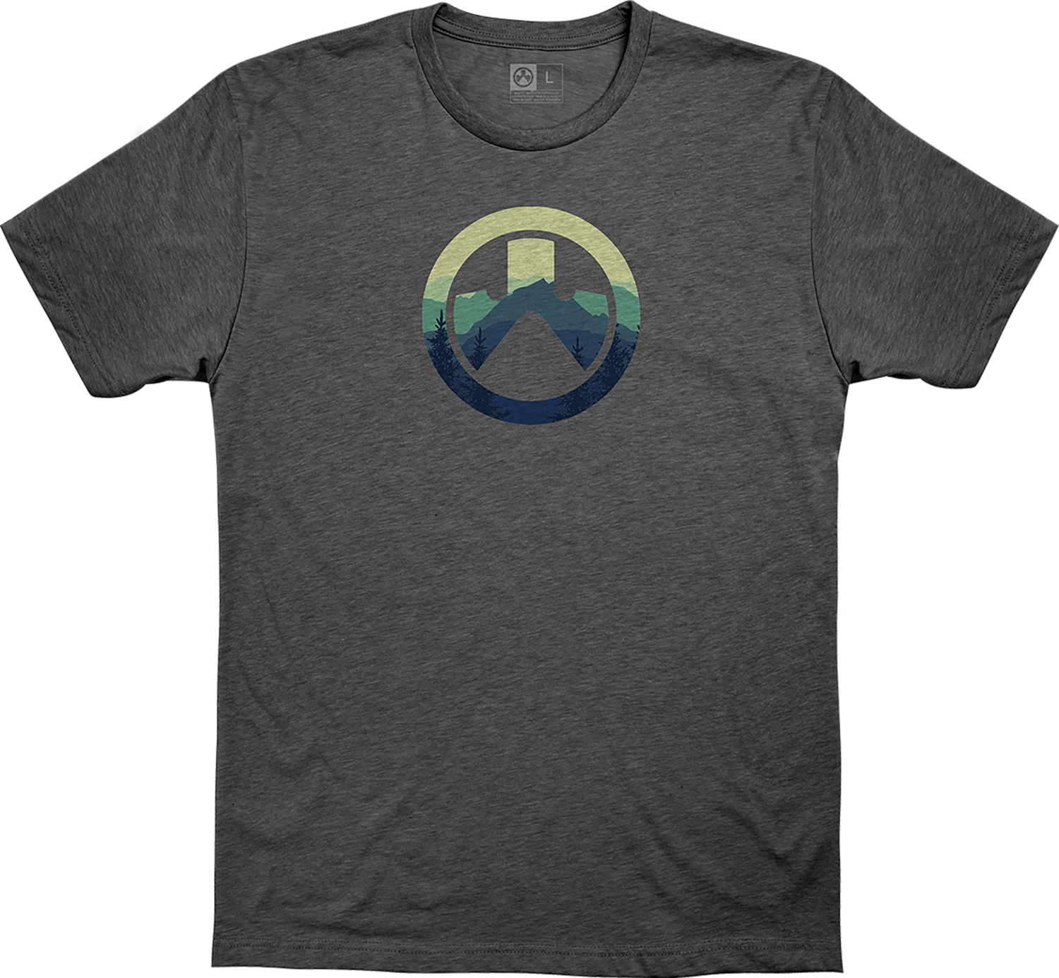 Magpul Industries Corp Cascade Iron Cvc, Magpul Mag1136-011-s   Cascade Icon Cvc Tshirt Chr
