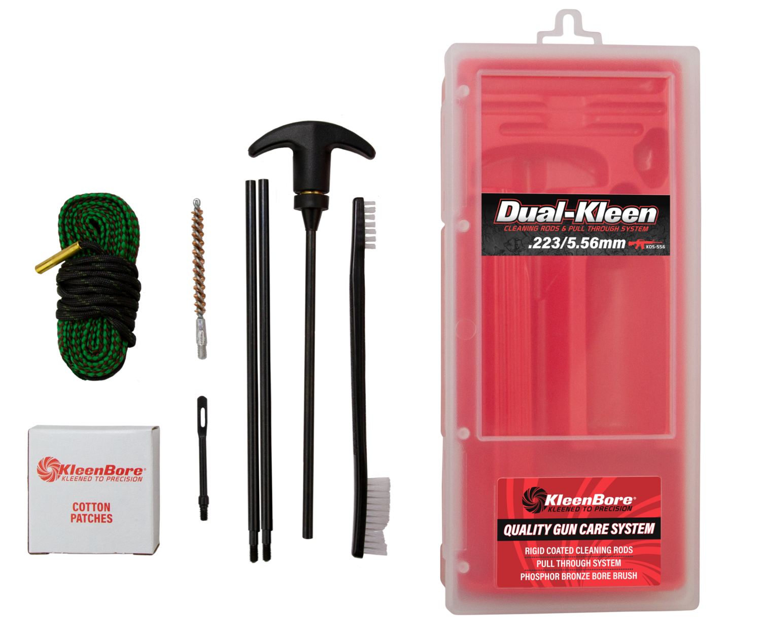 Kleen-bore Dual Kleen, Kln Kds-556     Rod&kwick Kleen Rope .22/.223/556