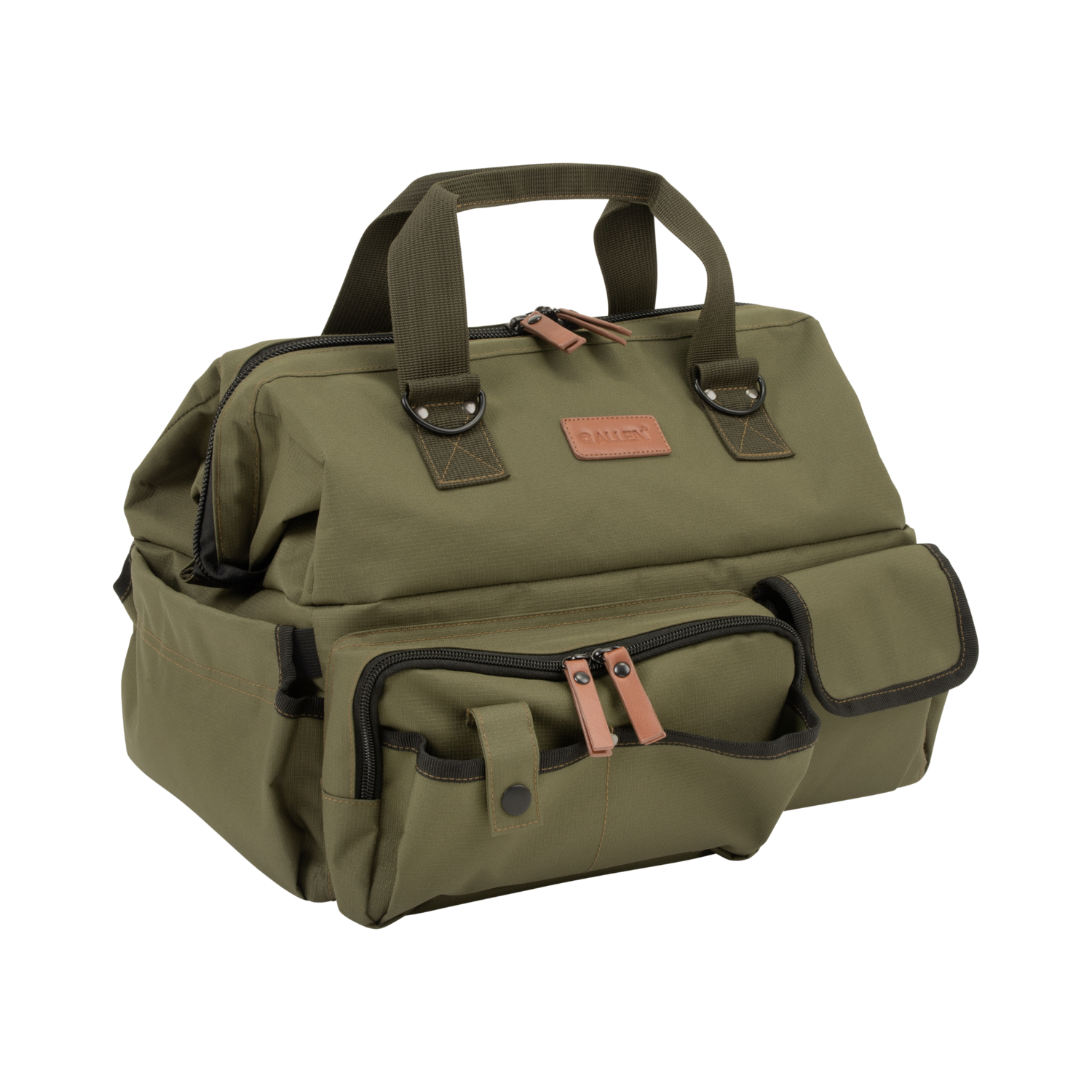 Allen Triumph, Allen 8329  Triumph Range Bag W/pistol Mat Green