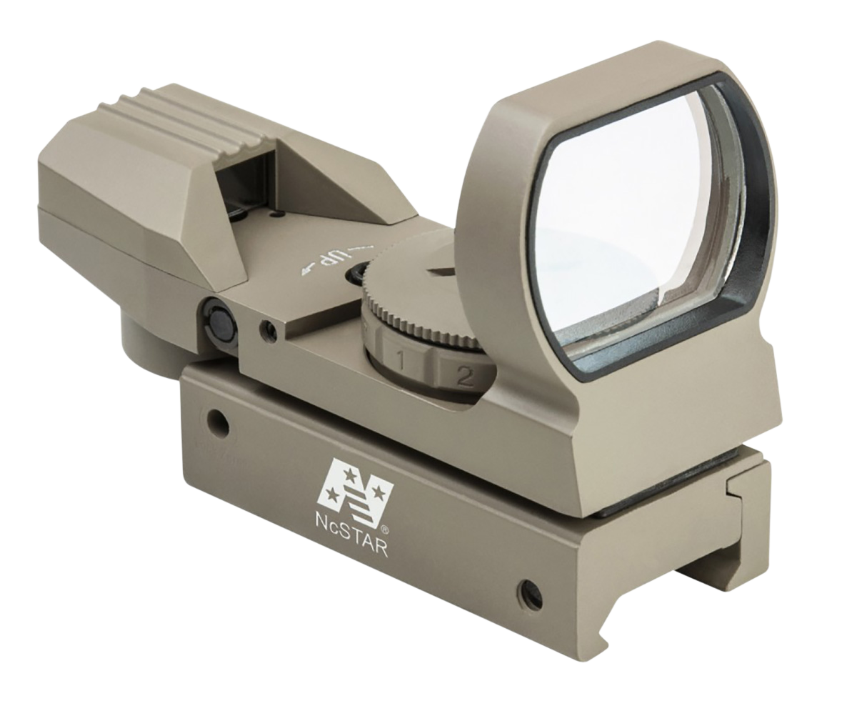 Ncstar Red & Green Four Reticle Reflex Optic, Nc D4rgt         Reddot R&g      4 Ret Wvr Mnt Tan