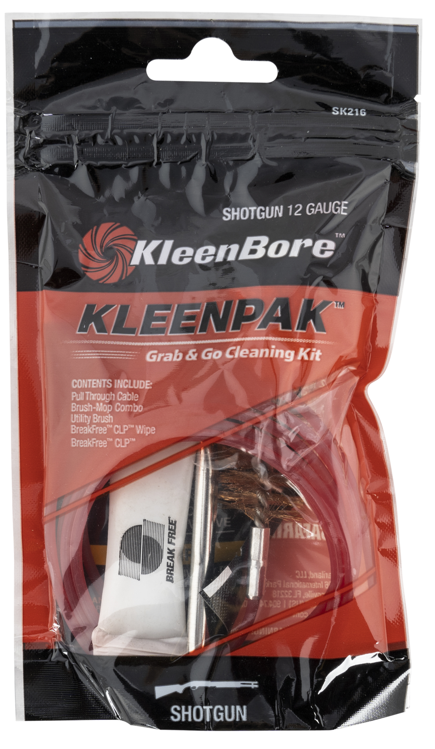 Kleen-bore Grab & Go, Kln Sk216-10    Grab N Go Cln Pak 12 Ga   10pk