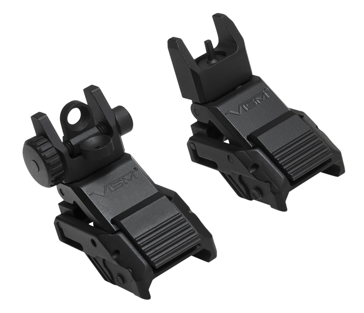 Ncstar Pro Series Flip Up Front And Rear Sights, Nc Vmarflc       Ar Flip Up Frt & Rear Sgt