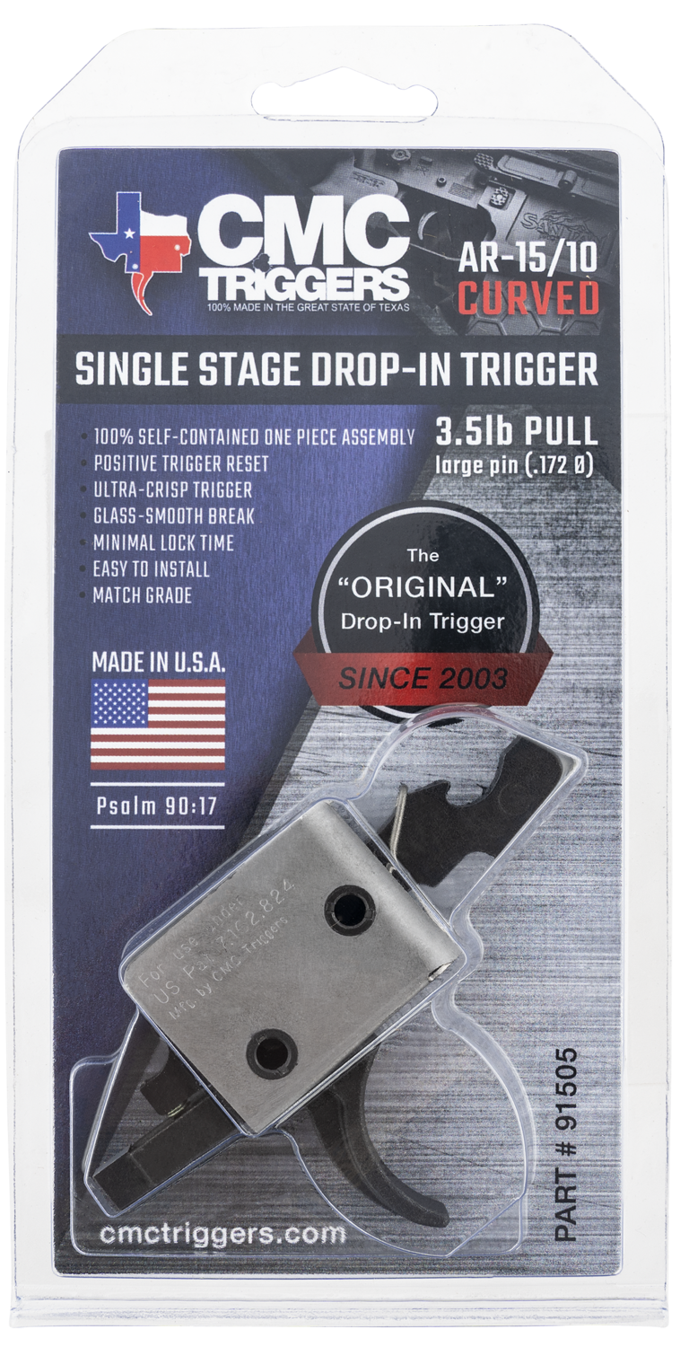 Cmc Triggers Drop-in, Cmc 91505     Ar Dropin Sng Curve 3-3.5 Lb Lg Pin