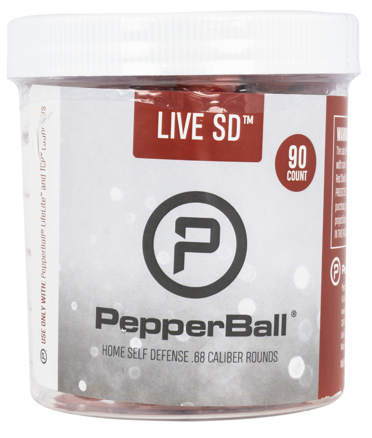 Uts/pepperball Live Sd, Uts 102-06-0351 90 Live Sd Projectiles 90 Rds
