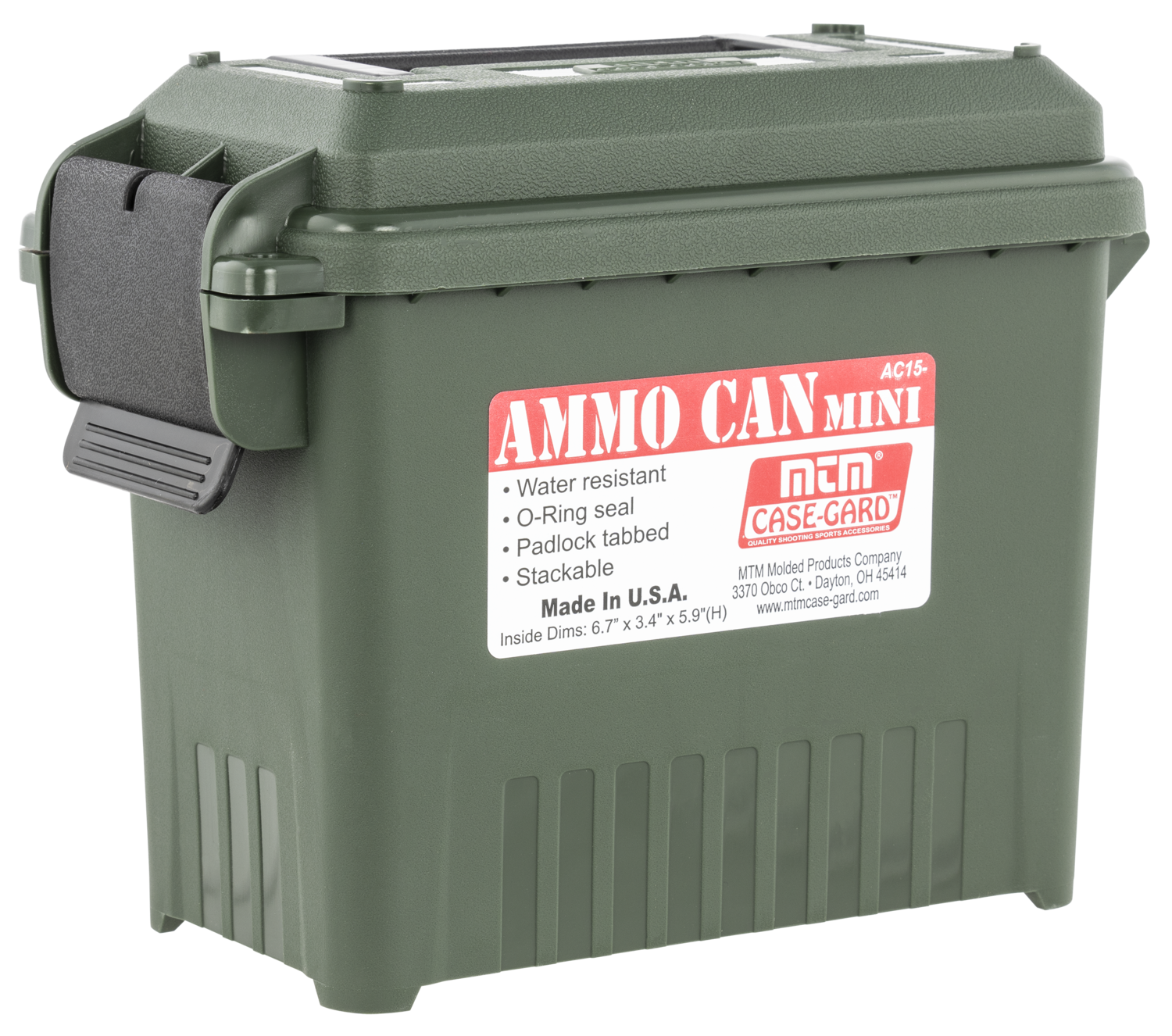 Mtm Ammo Can, Mtm Ac1511      Ammo Can Mini Bulk             Grn