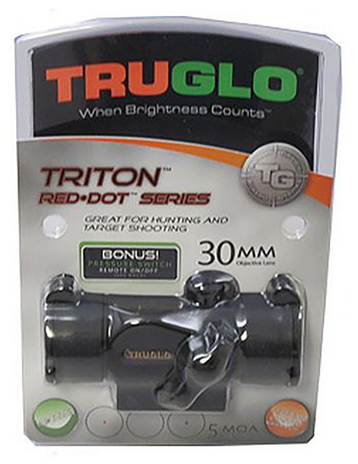 Truglo Triton, Tru Tg-tg8230b    Red Dot 30mm 3clr Ps Blk