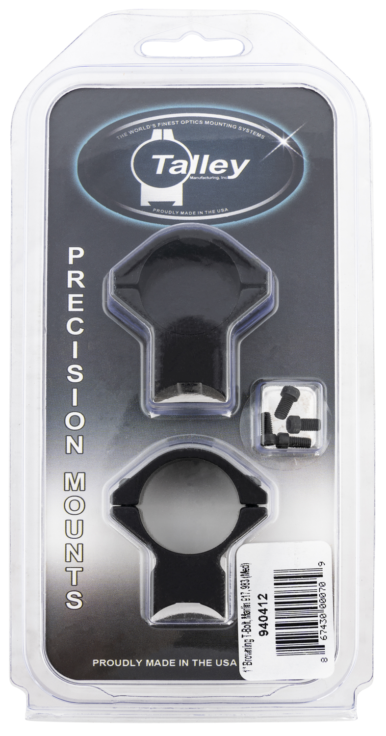 Talley Scope Ring Set, Tal 940412    1" Browning T-bolt (med)