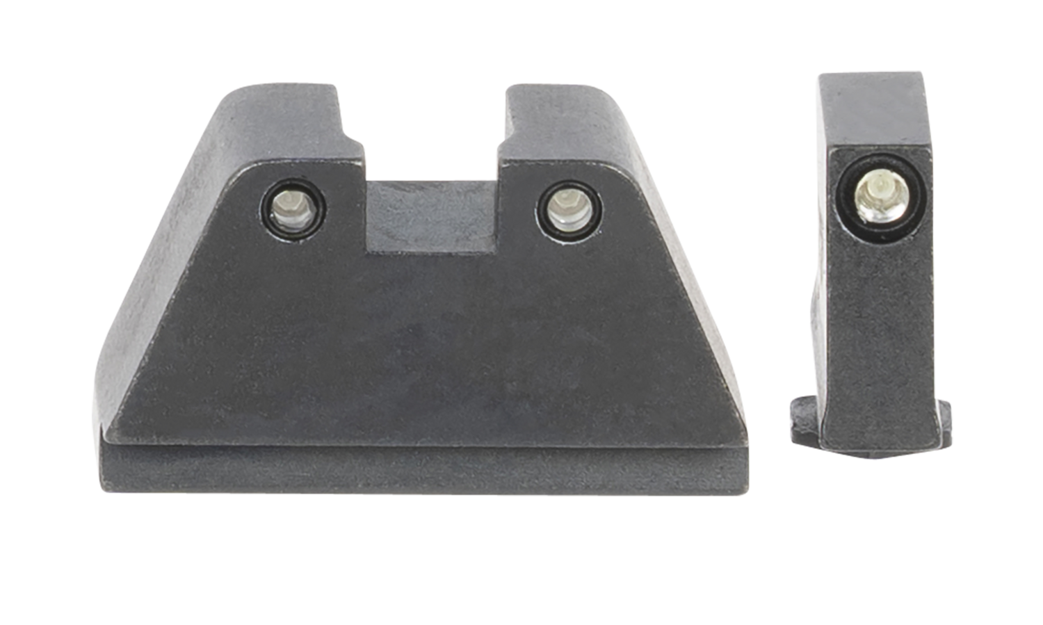 Ameriglo Optic Compatible Sight Set For Glock, Amer Gl814   2xltall Glk 17-39         Grn/grn/blk