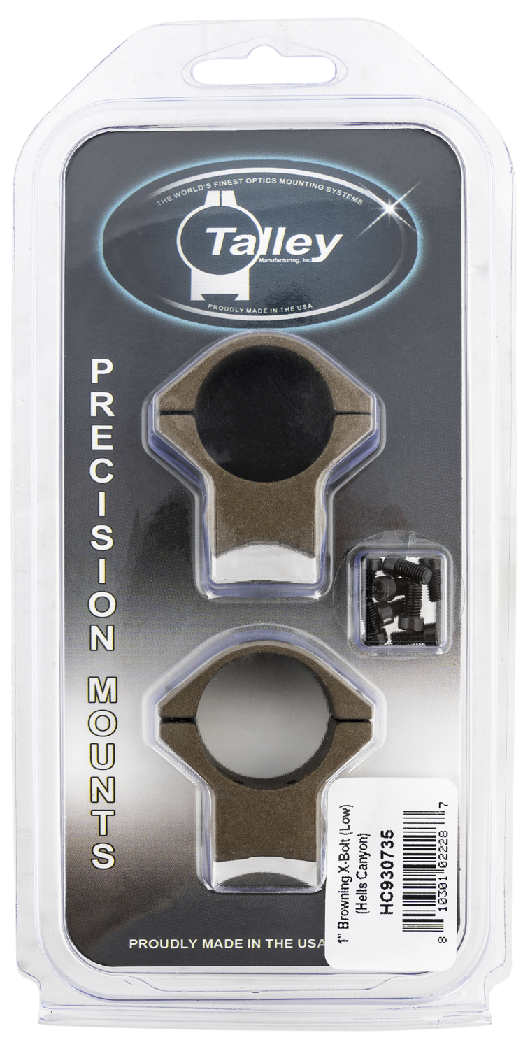 Talley Scope Ring Set, Tal Hc930735  1" X-bolt (low)    (hells Canyon)