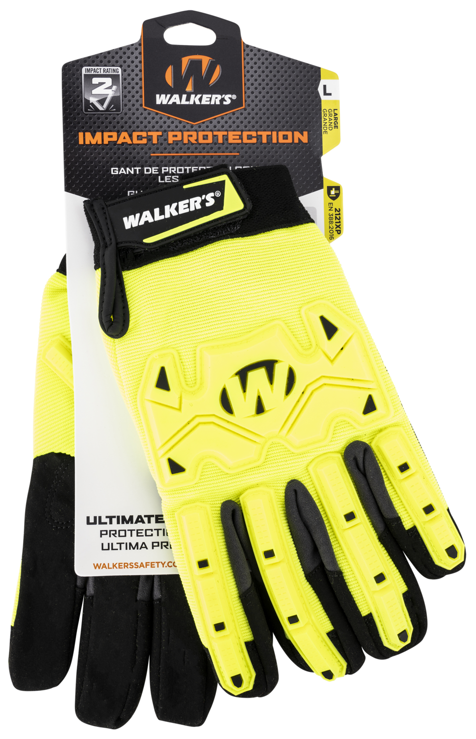 Walkers Game Ear Impact Protection, Wlkr Gwpsfhvffil2md    Hi-viz Impact Resistant Glo