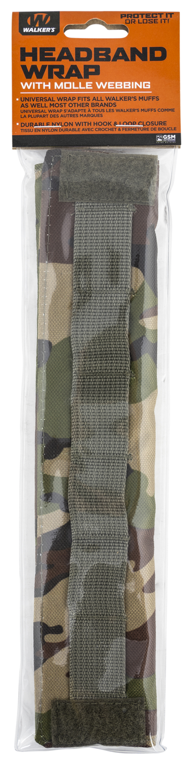 Walkers Game Ear Razor, Wlkr Gwp-hdbndv-cmo    Headband Wrap W Velcro Camo