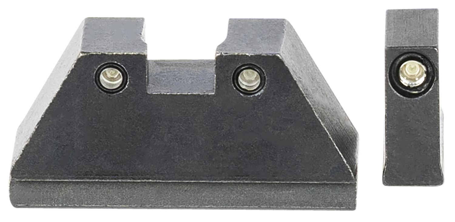 Ameriglo Optic Compatible Sight Set For Glock, Amer Gl813   Xltall Glk 17-39          Grn/blk/grn