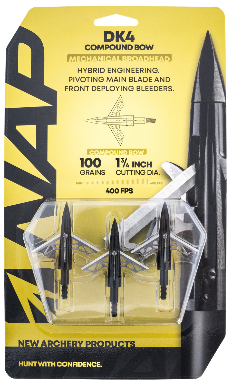 Nap Dk4, Nap Nap-60-dk100  Dk4 100 Broadhead     3pk