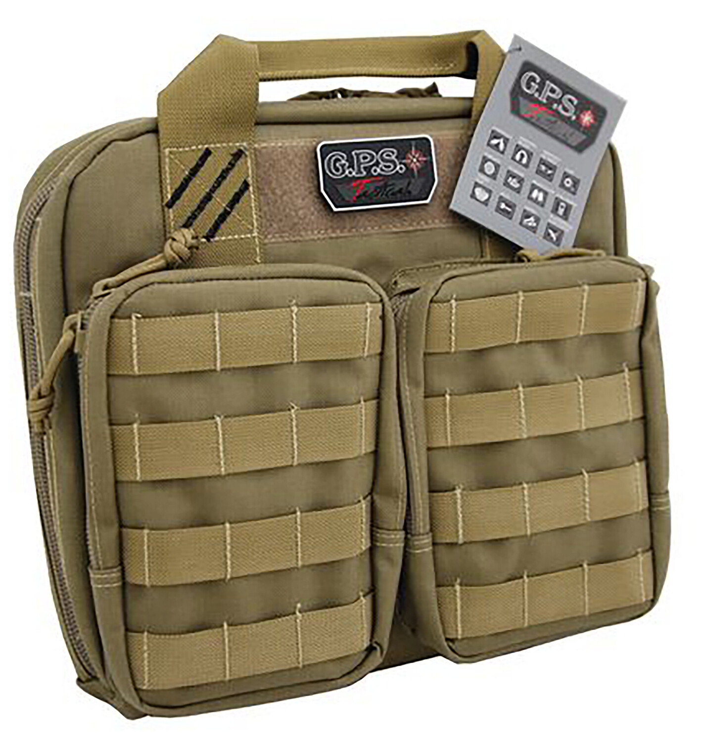 G*outdoors Tactical, Gps T1411pct    Tactical Dbl Pistol Case       Tan