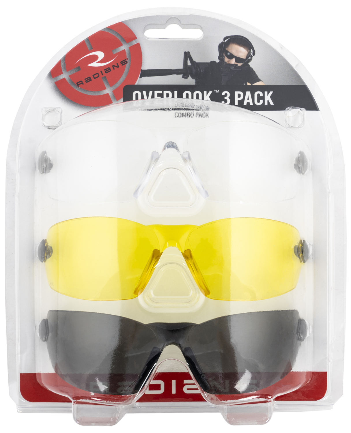 Radians Overlook, Rad Ov3-114cs  Rad Overlook 3 Pack
