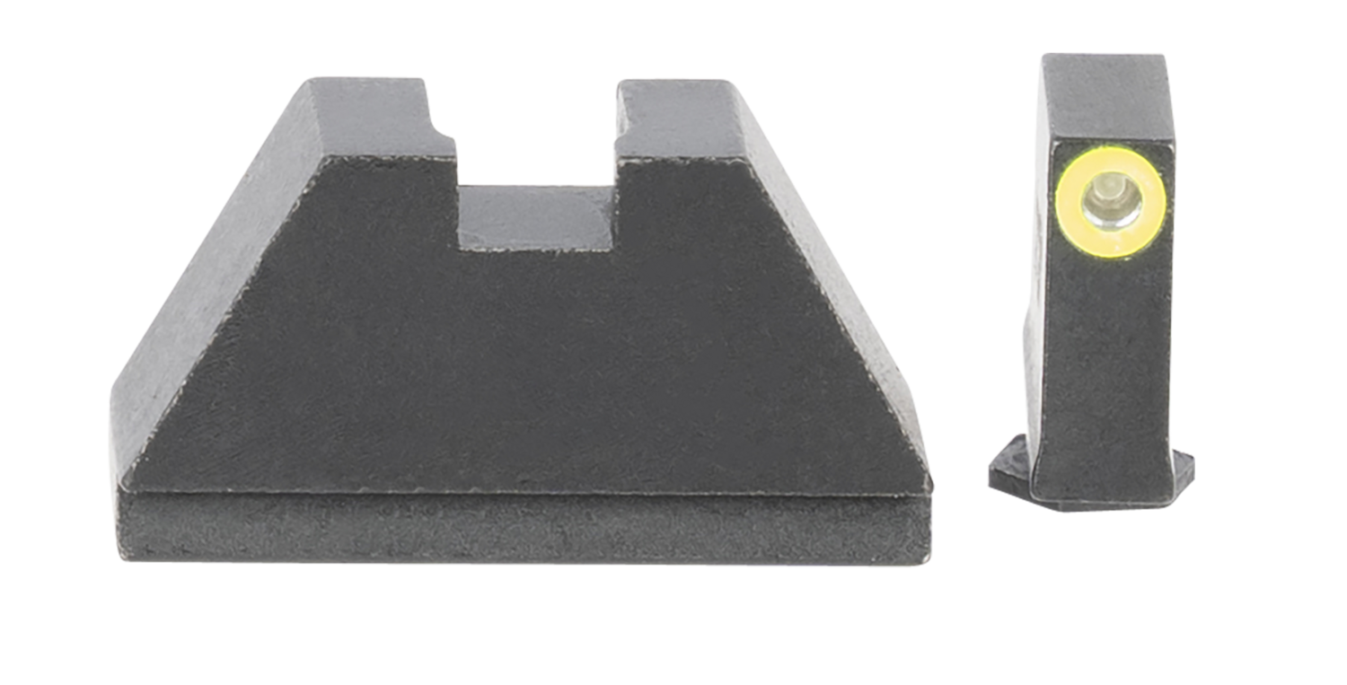 Ameriglo Optic Compatible Sight Set For Glock, Amer Gl681   2xltall Glk 17-39          Grn/lm/blk