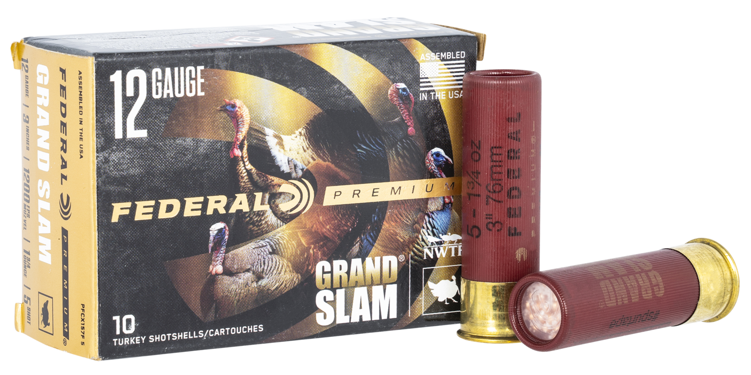 Federal Premium, Fed Pfcx157f5 Grslam     12 3in 13/4 Bx      10/25