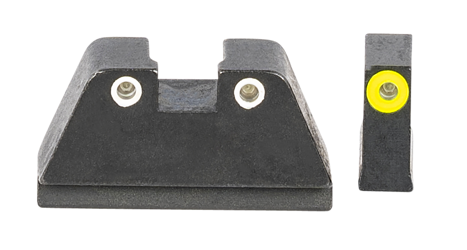 Ameriglo Optic Compatible Sight Set For Glock, Amer Gl333   Xltall Glk 17-39           Grn/lm/grn