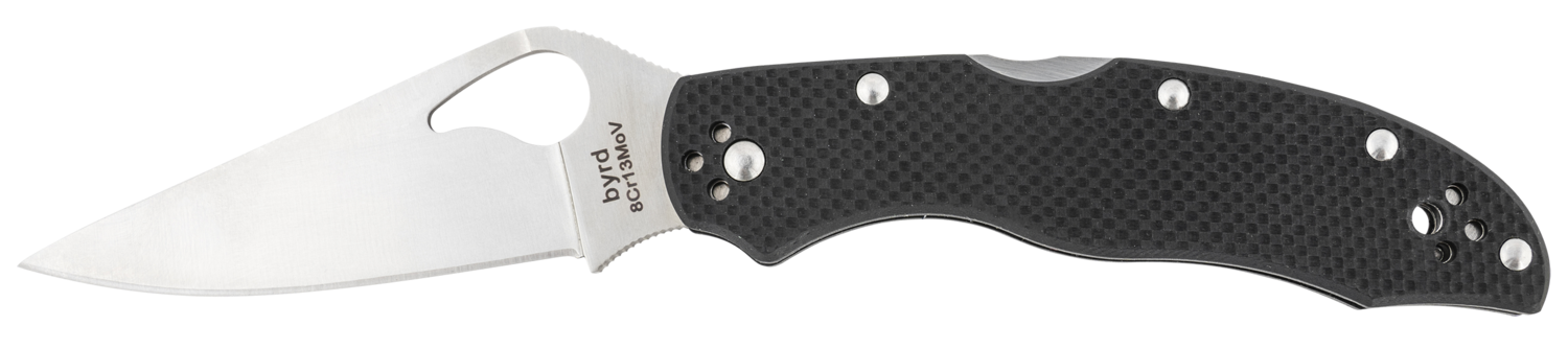 Spyderco Byrd, Spy By01gp2     Harrier 2 G10 Pln Clpnt 3.39   Blk