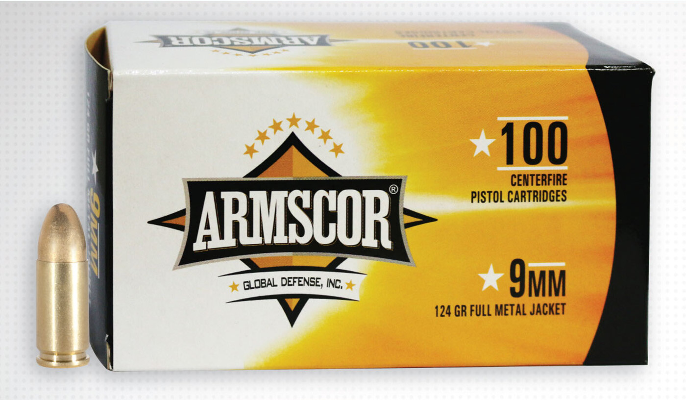 Armscor Precision, Arms 50445            9mm  124 Fmj Vpk 100r 100/12