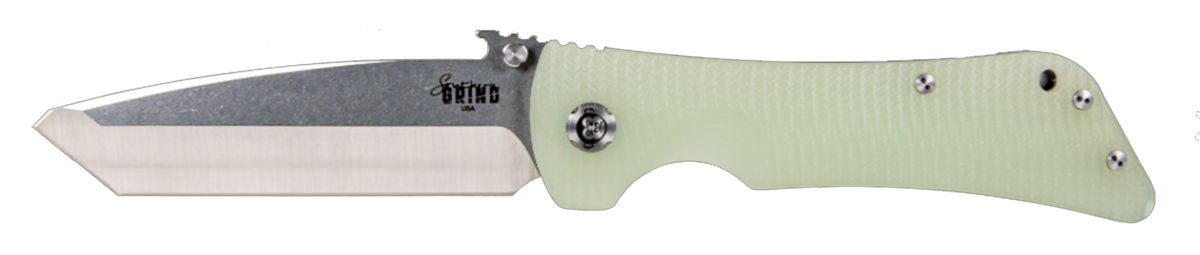 Diamondback Knifeworks Bad Monkey, Sgrin  Sg02050009 Bad Mky Emmr Tanto Jade Grn Hndl